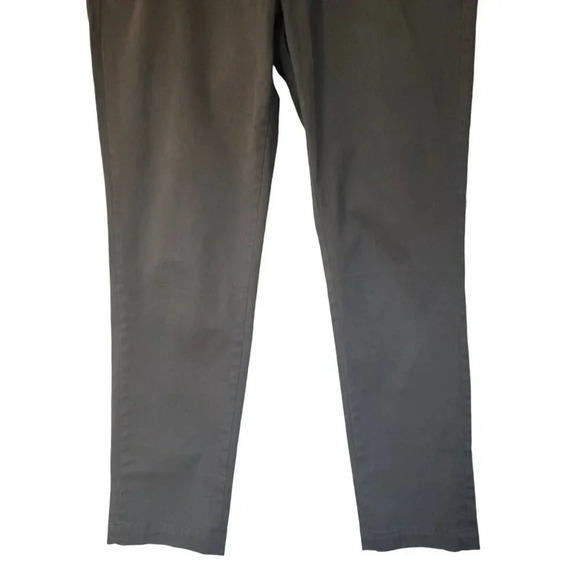 Banana Republic Chino Pants Charcoal Gray Fulton Skinny Fit Size 33 x 32 - Picture 11 of 12